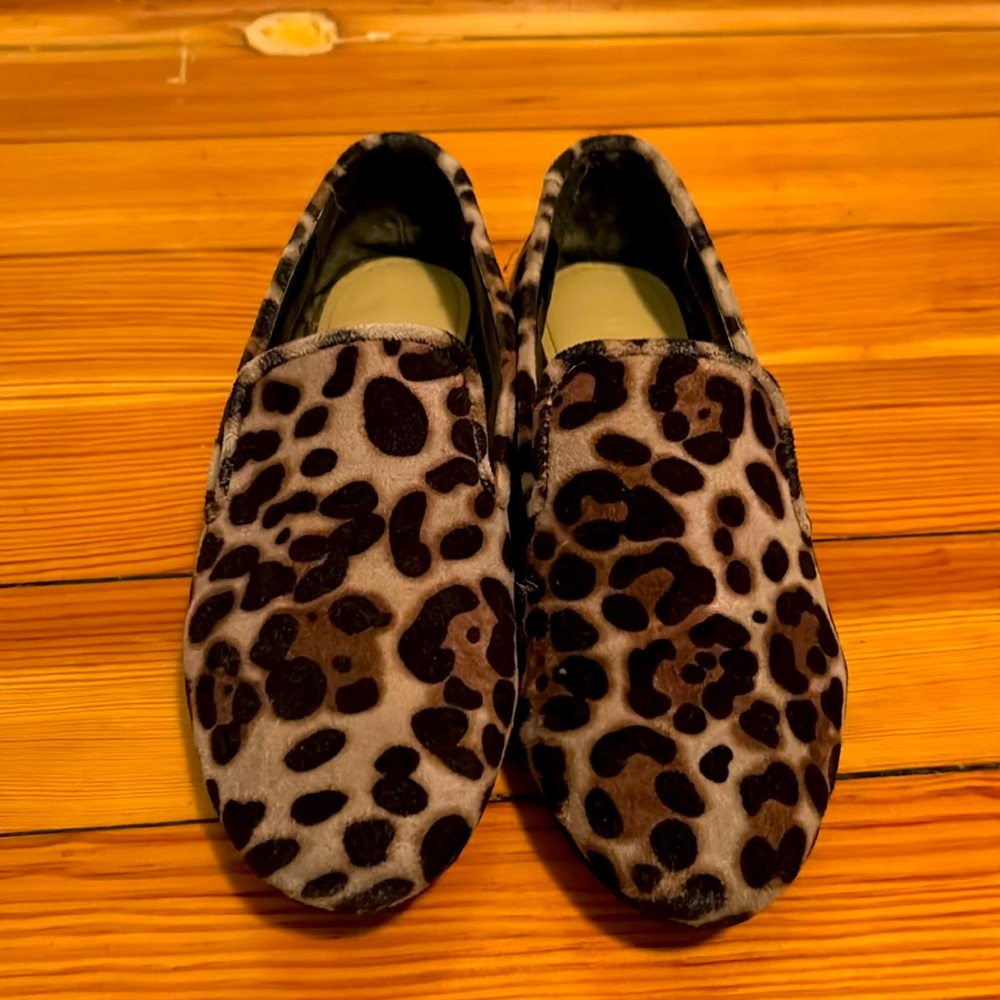 Marc Fisher leopard loafers